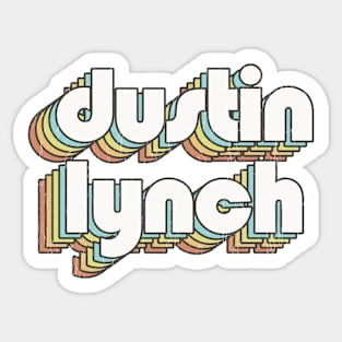 Dustin Lynch / Rainbow Vintage Sticker